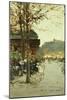 Crepuscule, Place de la Republique-Luigi Loir-Mounted Giclee Print