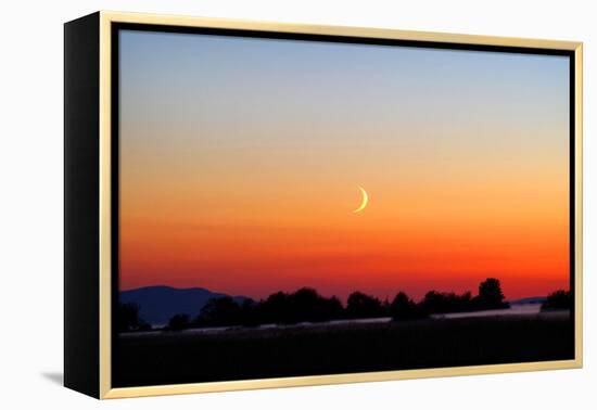 Crescent at Sunset-Douglas Taylor-Framed Premier Image Canvas