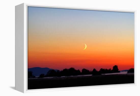 Crescent at Sunset-Douglas Taylor-Framed Premier Image Canvas