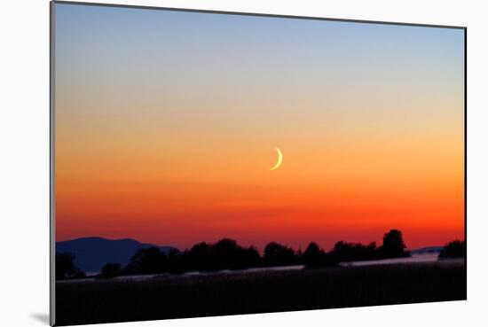 Crescent at Sunset-Douglas Taylor-Mounted Photographic Print