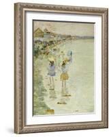 Crescent Beach, 1896-Maurice Brazil Prendergast-Framed Giclee Print