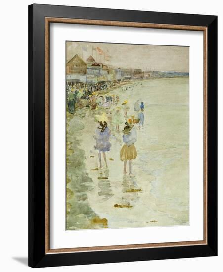 Crescent Beach, 1896-Maurice Brazil Prendergast-Framed Giclee Print