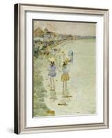 Crescent Beach, 1896-Maurice Brazil Prendergast-Framed Giclee Print
