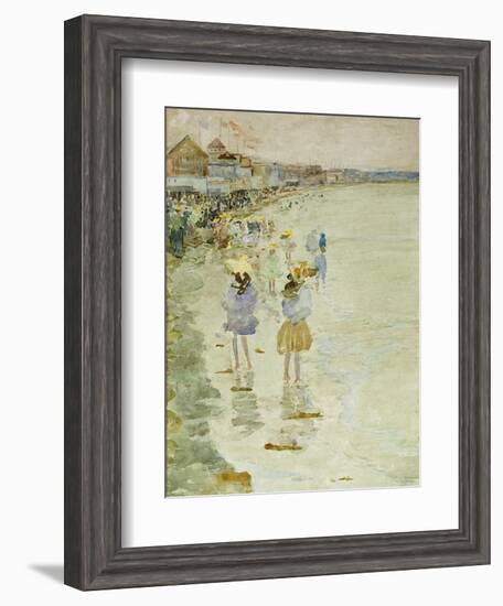 Crescent Beach, 1896-Maurice Brazil Prendergast-Framed Giclee Print