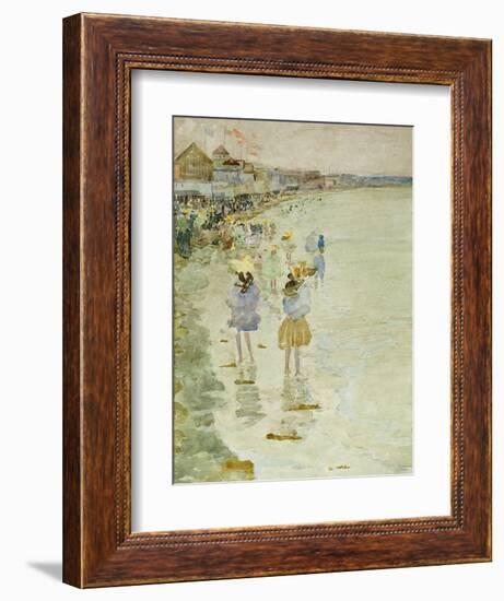 Crescent Beach, 1896-Maurice Brazil Prendergast-Framed Giclee Print