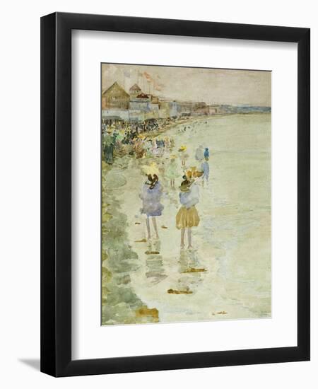 Crescent Beach, 1896-Maurice Brazil Prendergast-Framed Giclee Print