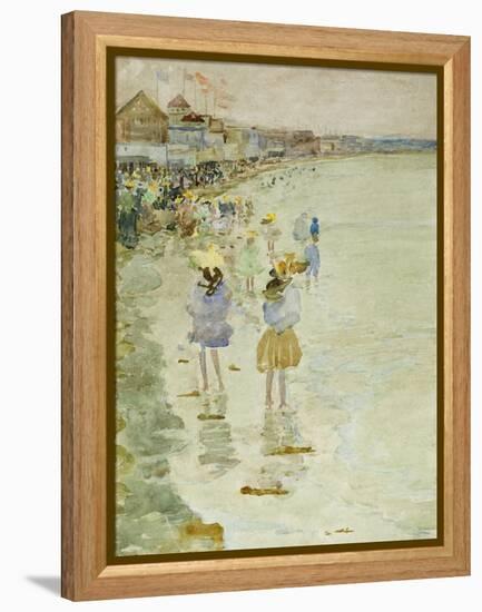 Crescent Beach, 1896-Maurice Brazil Prendergast-Framed Premier Image Canvas