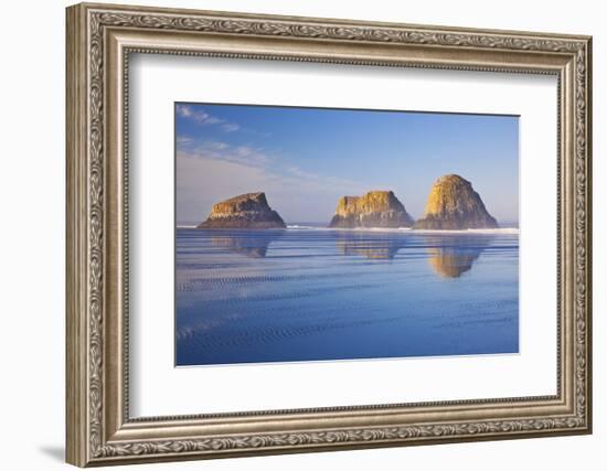 Crescent Beach along Ecola State Park, Oregon Coast, Pacific Ocean-Craig Tuttle-Framed Photographic Print