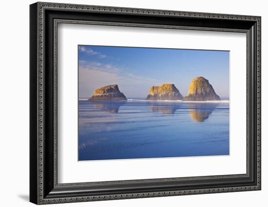 Crescent Beach along Ecola State Park, Oregon Coast, Pacific Ocean-Craig Tuttle-Framed Photographic Print