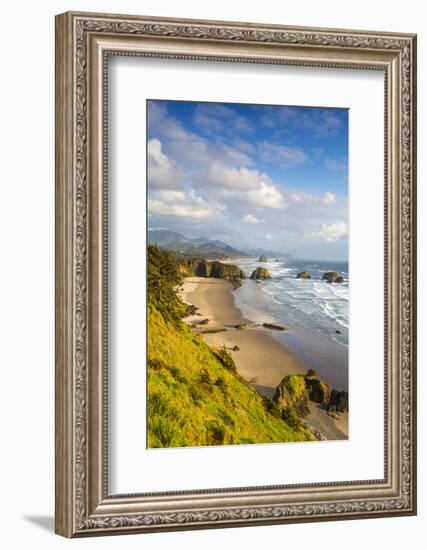 Crescent Beach at Ecola State Park in Cannon Beach, Oregon, USA-Chuck Haney-Framed Photographic Print