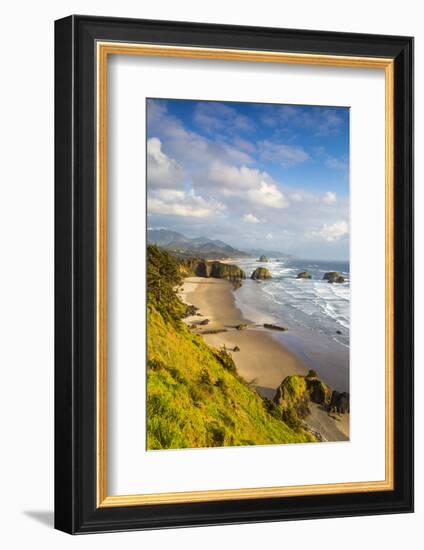 Crescent Beach at Ecola State Park in Cannon Beach, Oregon, USA-Chuck Haney-Framed Photographic Print