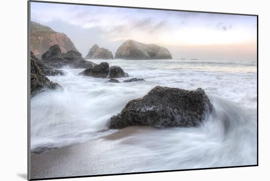 Crescent Beach Waves 2-Alan Blaustein-Mounted Photographic Print