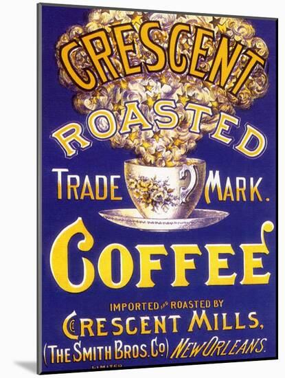 Crescent Coffee-Smith Brothers-Mounted Art Print
