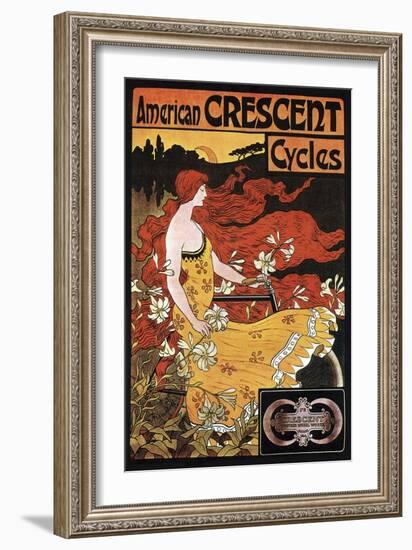 Crescent Cycles-null-Framed Giclee Print