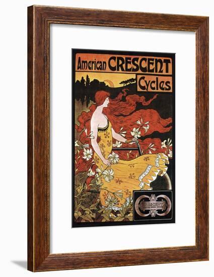 Crescent Cycles-null-Framed Giclee Print