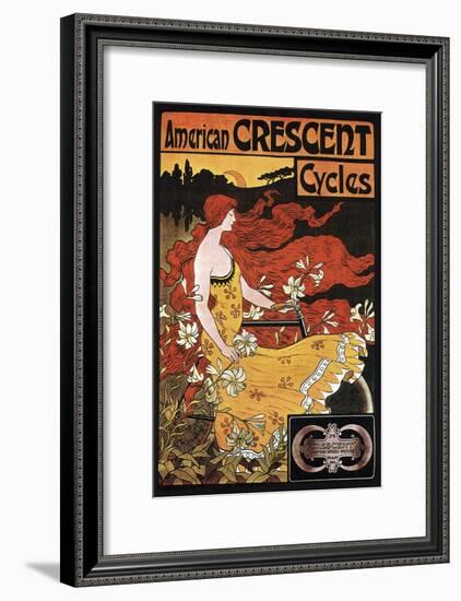 Crescent Cycles-null-Framed Giclee Print