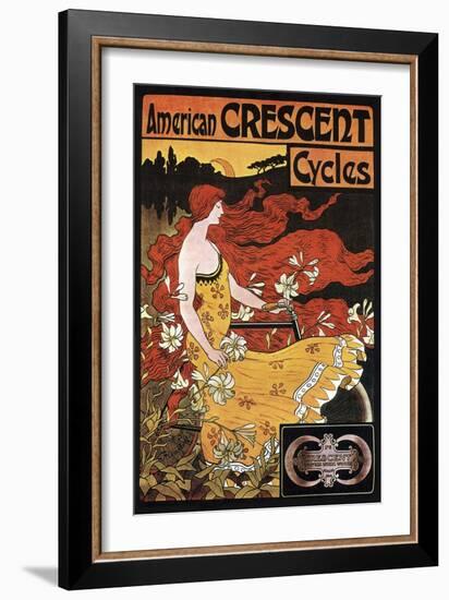 Crescent Cycles-null-Framed Giclee Print