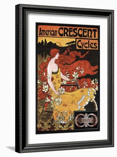 Crescent Cycles-null-Framed Giclee Print