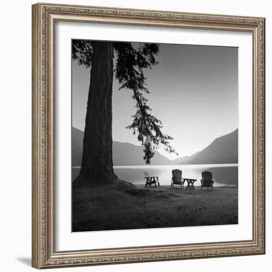Crescent Lake 1-Moises Levy-Framed Photographic Print