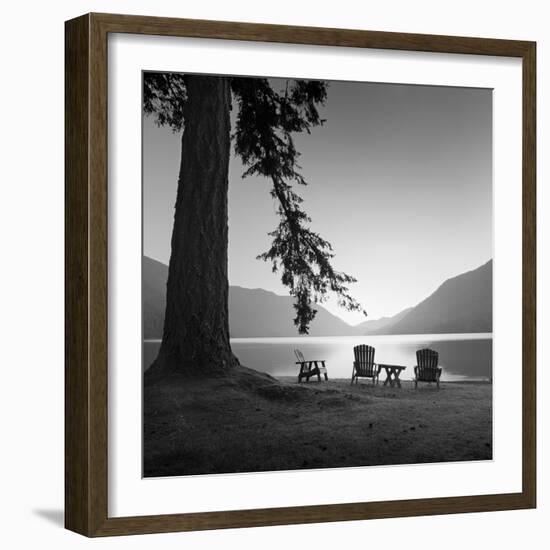 Crescent Lake 1-Moises Levy-Framed Photographic Print