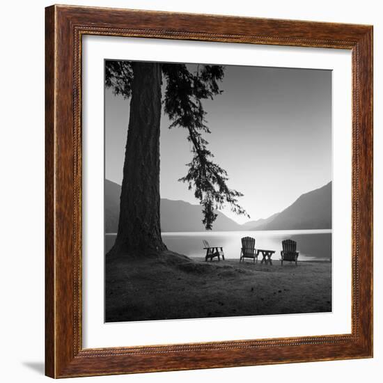 Crescent Lake 1-Moises Levy-Framed Photographic Print