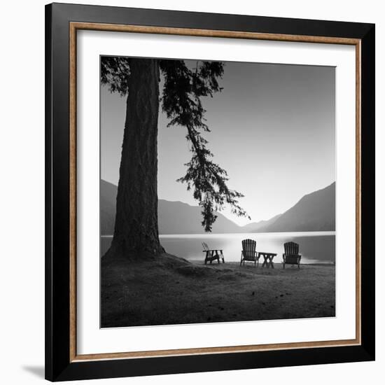 Crescent Lake 1-Moises Levy-Framed Photographic Print