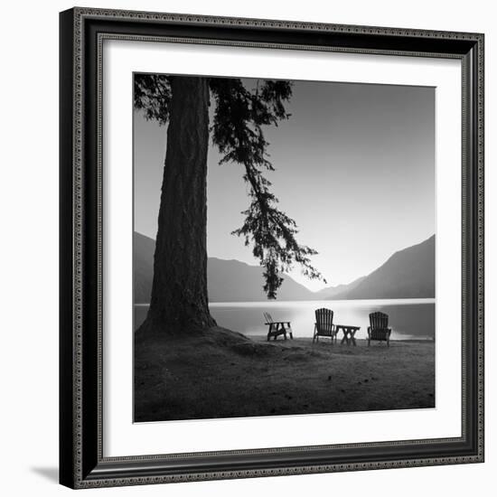 Crescent Lake 1-Moises Levy-Framed Photographic Print