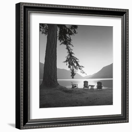 Crescent Lake I-Moises Levy-Framed Art Print