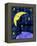 Crescent moon and sleeping man-Harry Briggs-Framed Premier Image Canvas