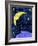 Crescent moon and sleeping man-Harry Briggs-Framed Giclee Print