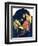 "Crescent Moon Couple,"June 14, 1930-Elbert Mcgran Jackson-Framed Premium Giclee Print