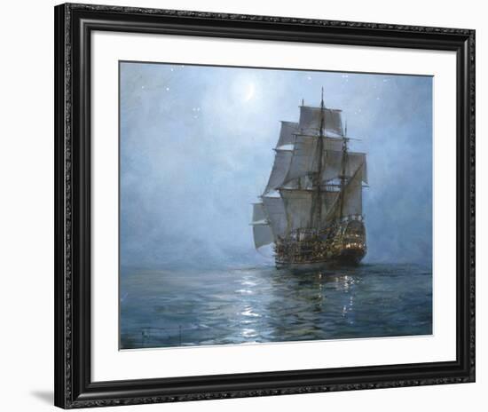 Crescent Moon II-Montague Dawson-Framed Premium Giclee Print