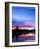 Crescent Moon Over Vermillion Lake in Banff National Park, Alberta, Canada-Rob Tilley-Framed Photographic Print