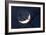 Crescent Moon with Earthshine-Detlev Van Ravenswaay-Framed Photographic Print