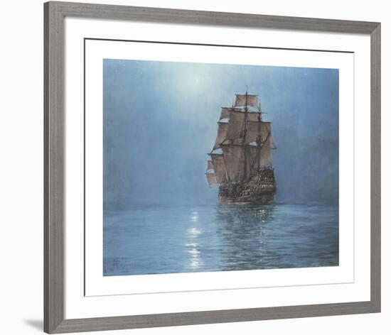 Crescent Moon-Montague Dawson-Framed Premium Giclee Print