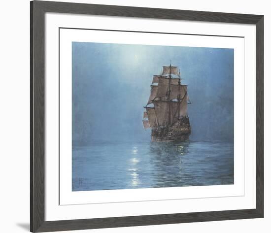 Crescent Moon-Montague Dawson-Framed Premium Giclee Print