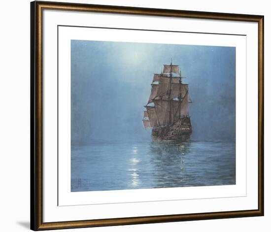 Crescent Moon-Montague Dawson-Framed Premium Giclee Print