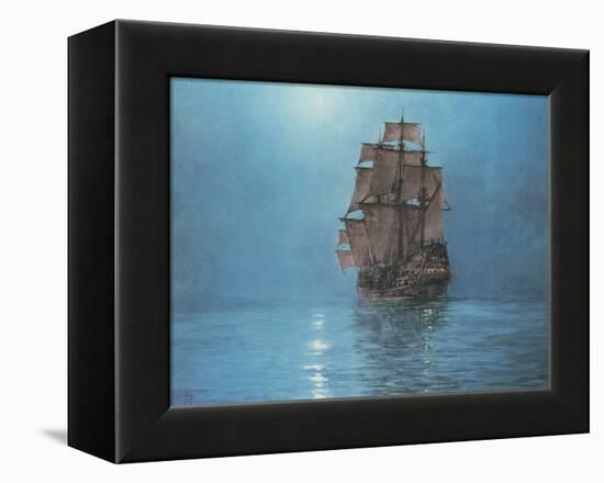 Crescent Moon-Montague Dawson-Framed Stretched Canvas