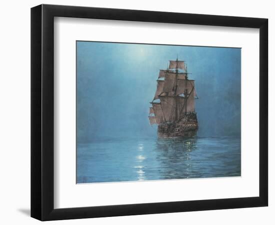 Crescent Moon-Montague Dawson-Framed Premium Giclee Print