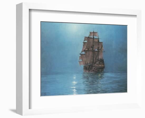 Crescent Moon-Montague Dawson-Framed Premium Giclee Print