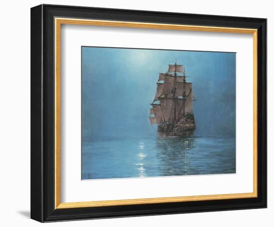 Crescent Moon-Montague Dawson-Framed Premium Giclee Print