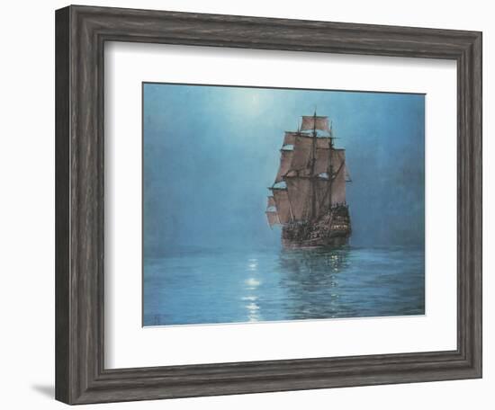 Crescent Moon-Montague Dawson-Framed Art Print