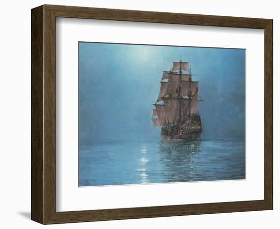 Crescent Moon-Montague Dawson-Framed Art Print