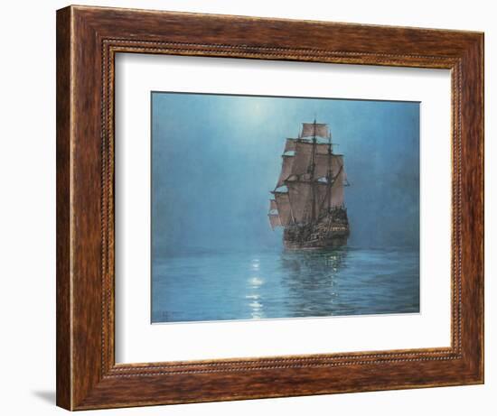 Crescent Moon-Montague Dawson-Framed Art Print