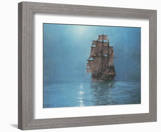 Crescent Moon-Montague Dawson-Framed Premium Giclee Print