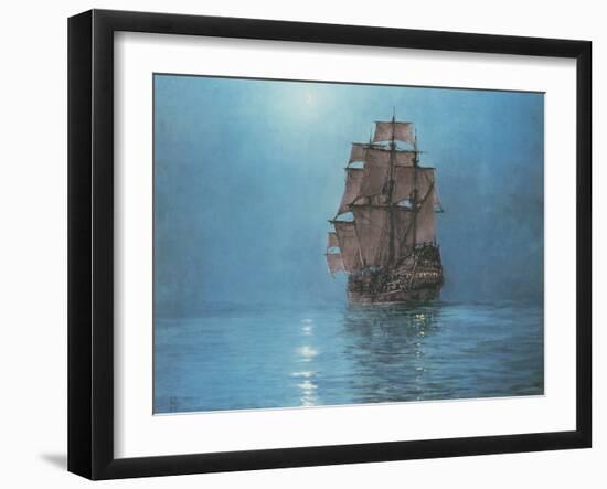 Crescent Moon-Montague Dawson-Framed Premium Giclee Print