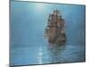 Crescent Moon-Montague Dawson-Mounted Premium Giclee Print