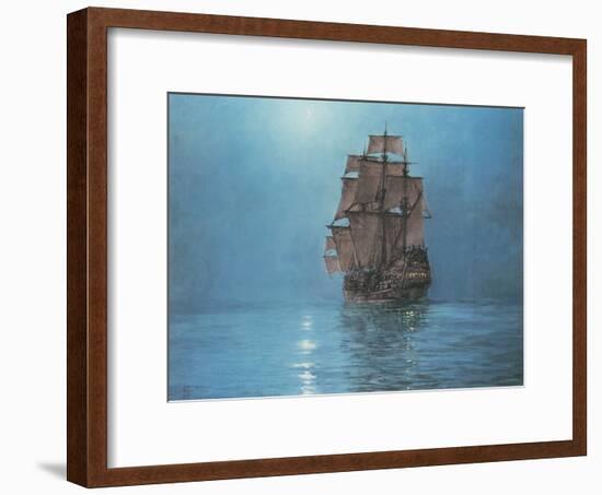 Crescent Moon-Montague Dawson-Framed Premium Giclee Print