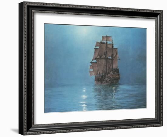 Crescent Moon-Montague Dawson-Framed Premium Giclee Print