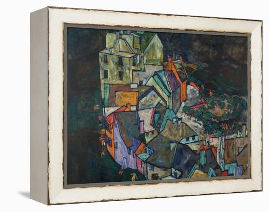 Crescent of Houses III-Egon Schiele-Framed Premier Image Canvas